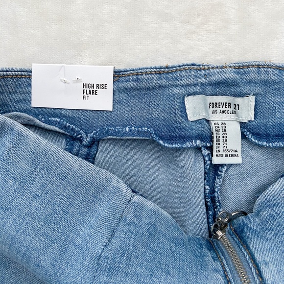 NWT F21 High Rise Flare Fit Pants - Picture 2 of 4